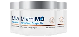 3 jars of MiamiMD Advanced Crepe Fix
