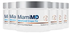 6 jars of MiamiMD Advanced Crepe Fix